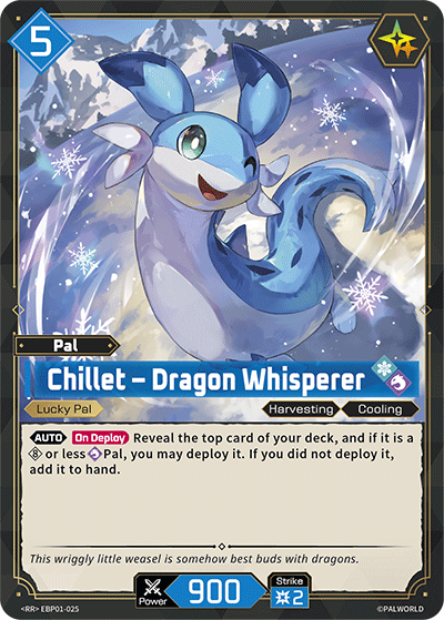 Chillet – Dragon Whisperer Palworld TCG card