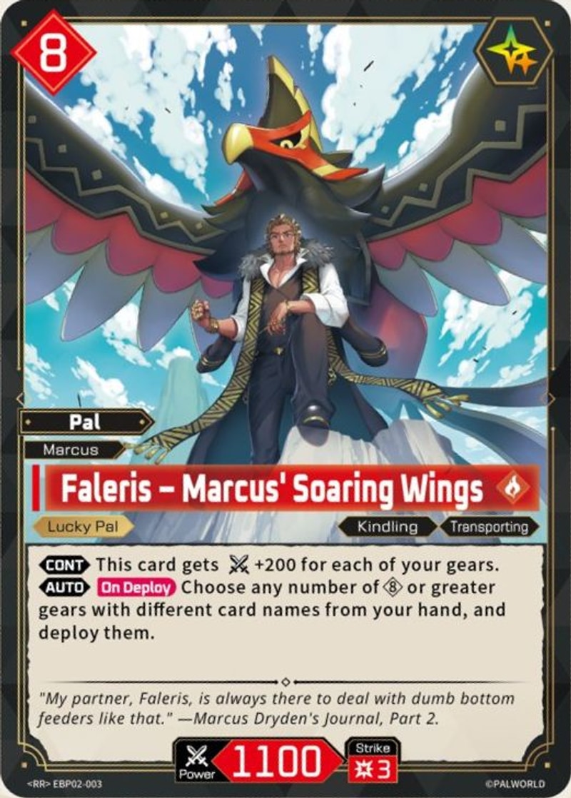 Faleris – Marcus' Soaring Wings Palworld TCG card