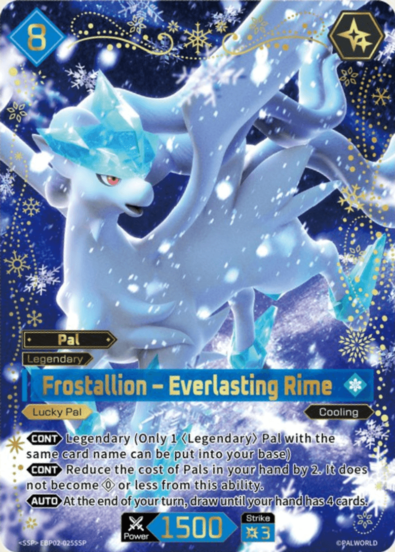 Frostallion – Everlasting Rime Palworld TCG card