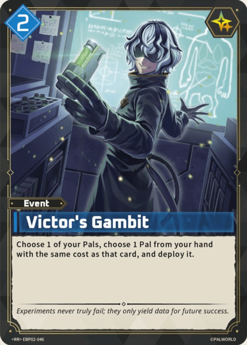Victor's Gambit Palworld TCG card