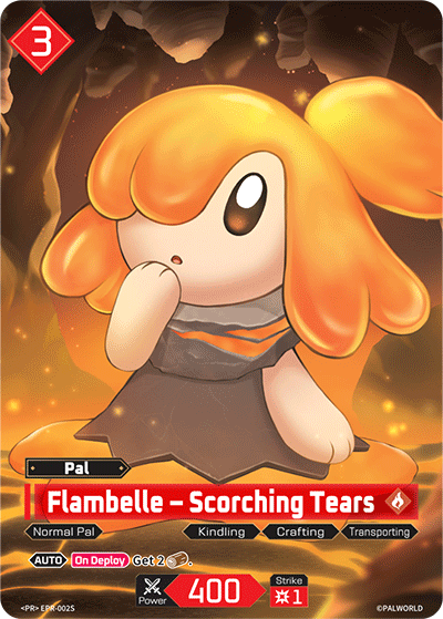 Flambelle – Scorching Tears Palworld TCG card
