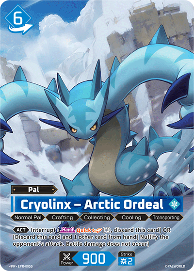 Cryolinx – Arctic Ordeal Palworld TCG card