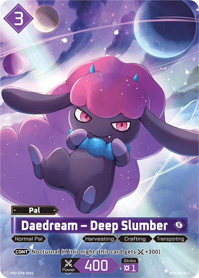Daedream – Deep Slumber Palworld TCG card