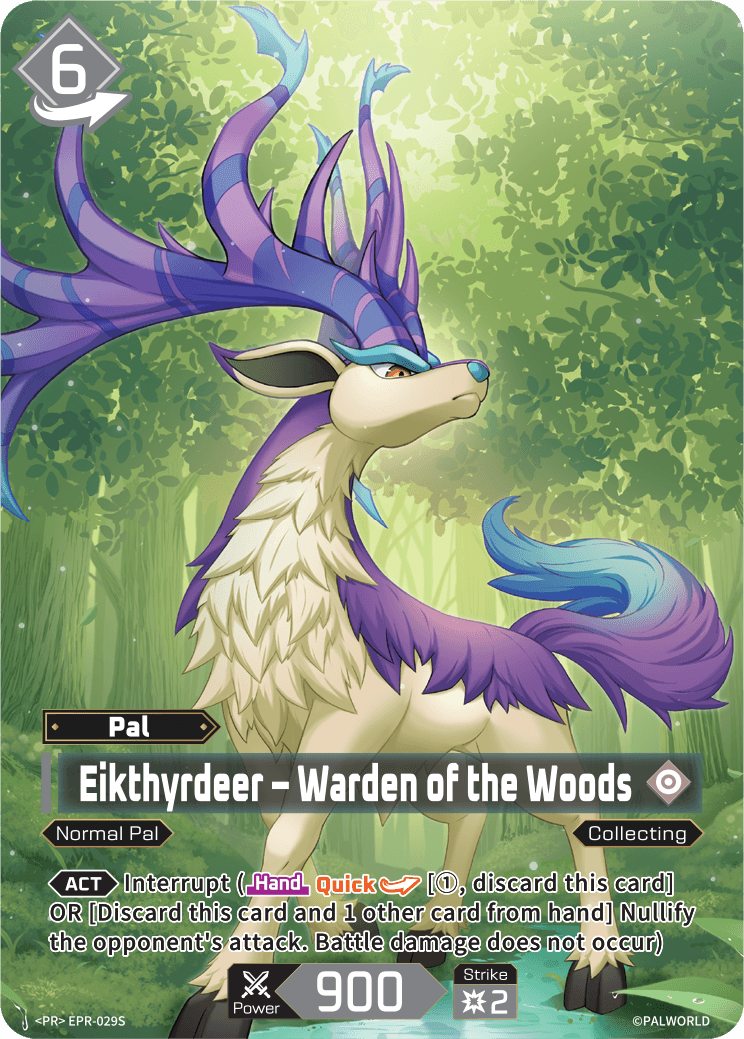 Eikthyrdeer – Warden of the Woods Palworld TCG card