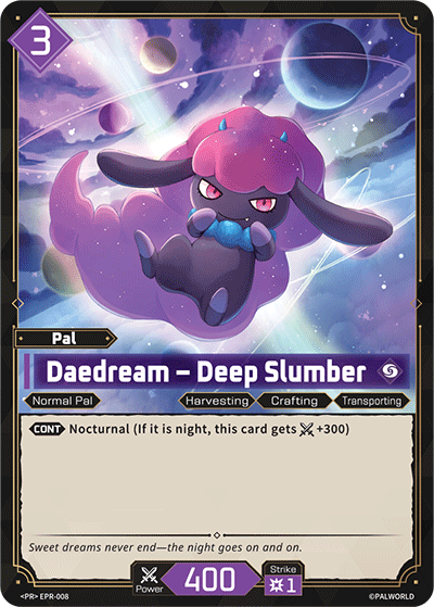 Daedream – Deep Slumber Palworld TCG card