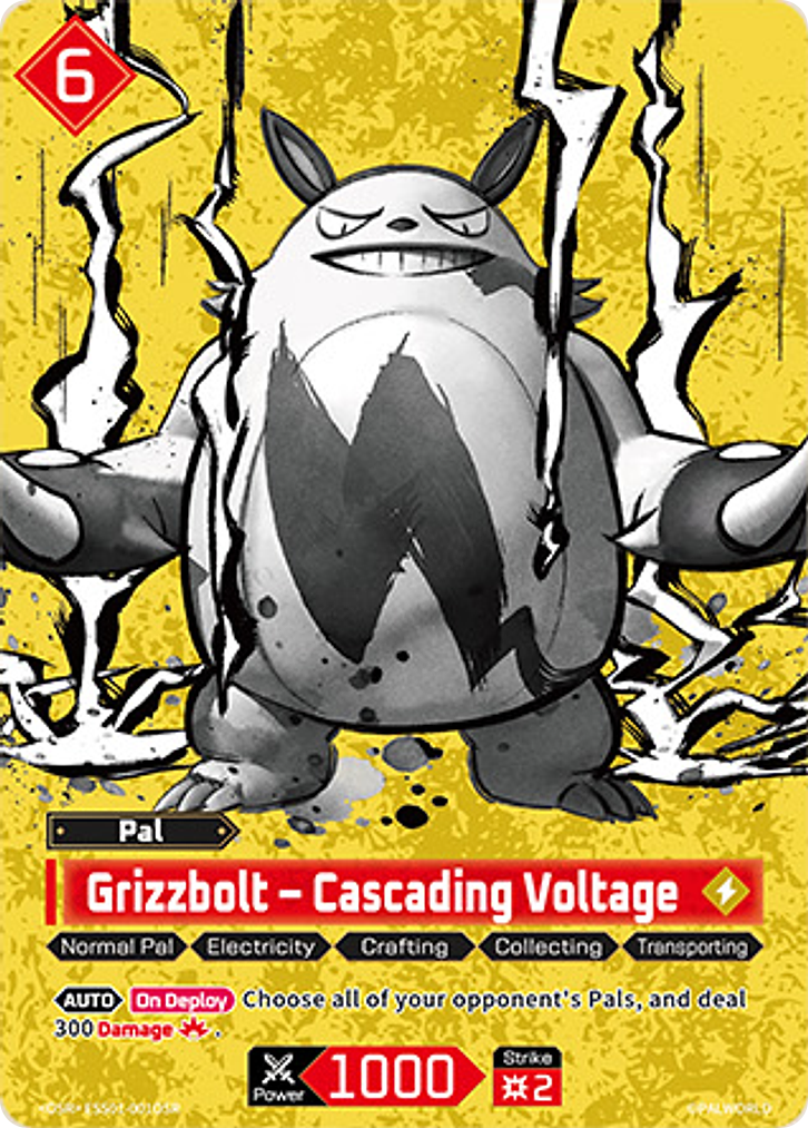Grizzbolt – Cascading Voltage Palworld TCG card