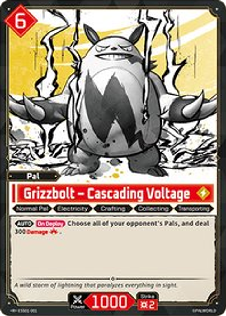 Grizzbolt – Cascading Voltage Palworld TCG card
