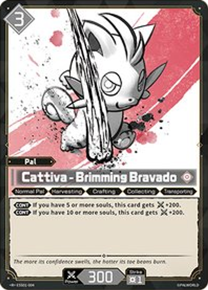 Cattiva – Brimming Bravado Palworld TCG card