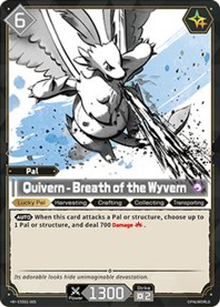 Quivern – Breath of the Wyvern Palworld TCG card