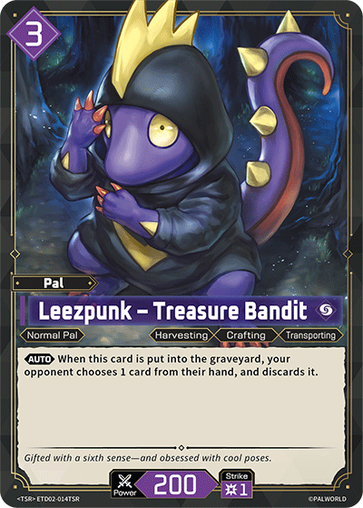 Leezpunk – Treasure Bandit Palworld TCG card