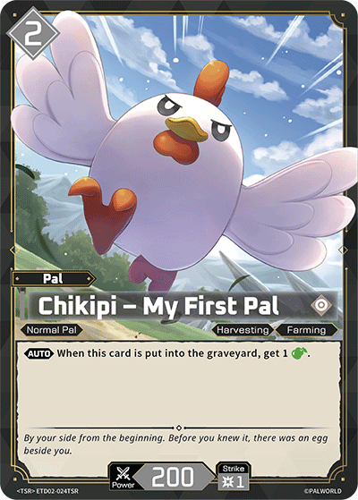 Chikipi – My First Pal Palworld TCG card