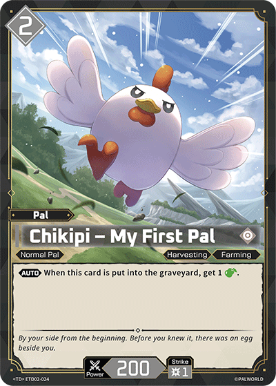 Chikipi – My First Pal Palworld TCG card