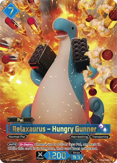 Relaxaurus – Hungry Gunner
