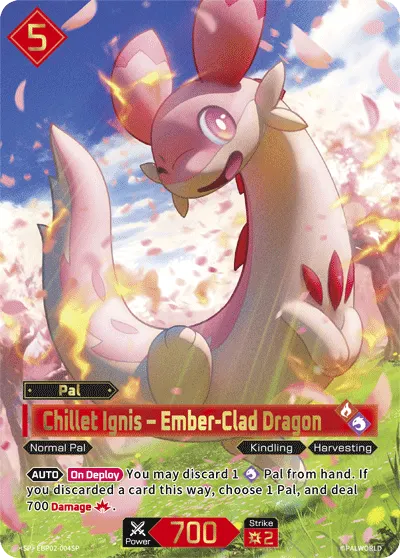 Chillet ignis · Blue / Red deck · Palworld TCG Play Hub